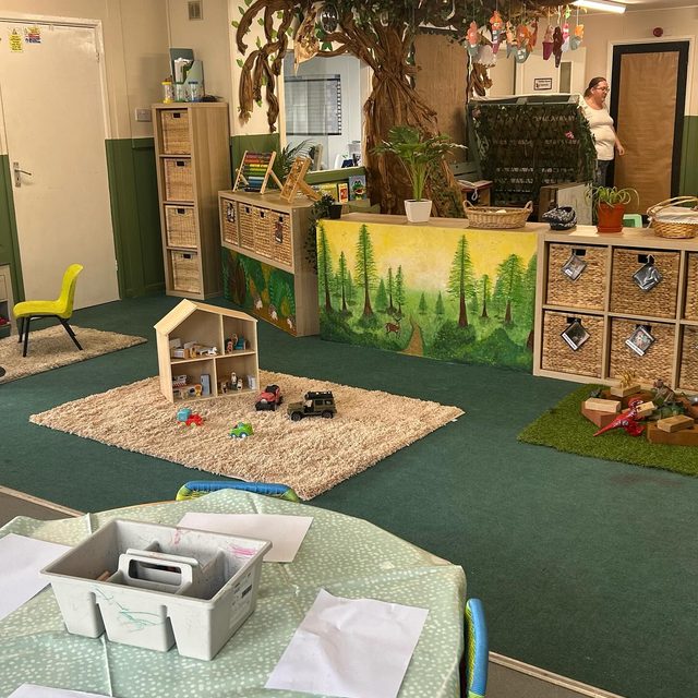 Inside the nursery at Clifton Upon Teme