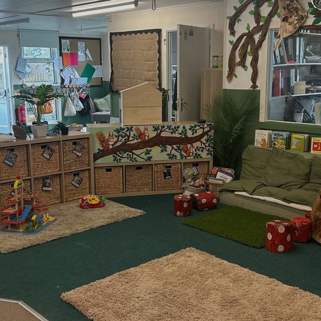 Inside the nursery at Clifton Upon Teme